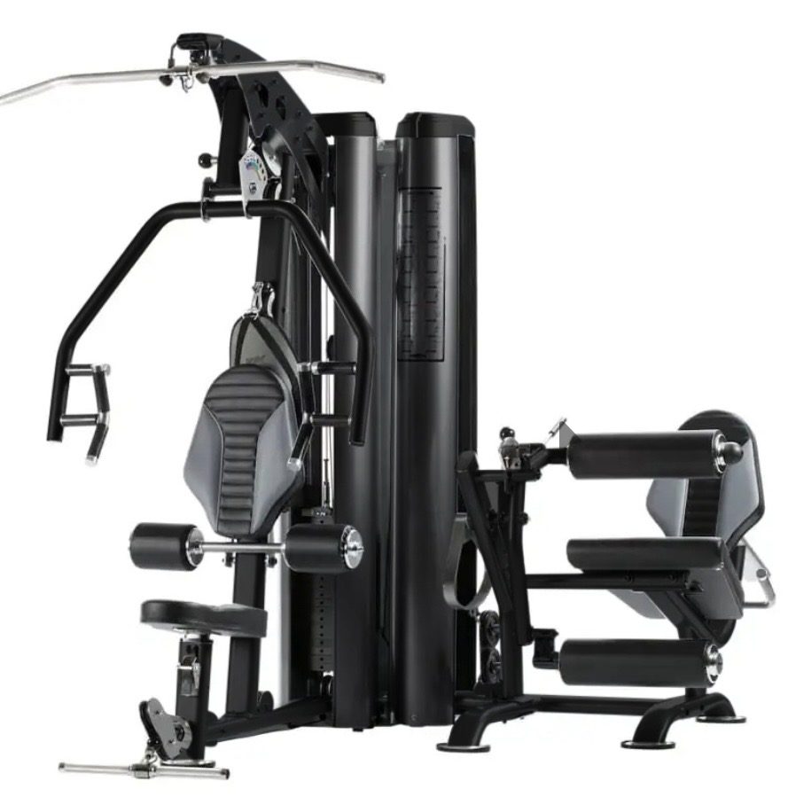 TuffStuff Apollo multi-station gym system with lat pulldown, press station and leg developer