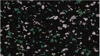 Black and Green commercial rubber flooring colour