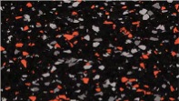 Black and Orange commercial rubber flooring colour