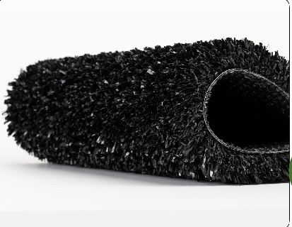 SportBlend Black synthetic turf roll