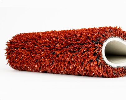 SportBlend T5 Red Clay synthetic turf roll
