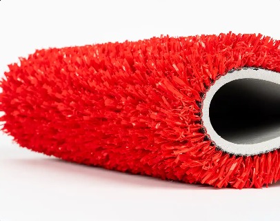 SportBlend T5 Red synthetic turf roll