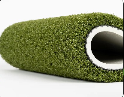 Putting surface Short pile, high density synthetic turf roll